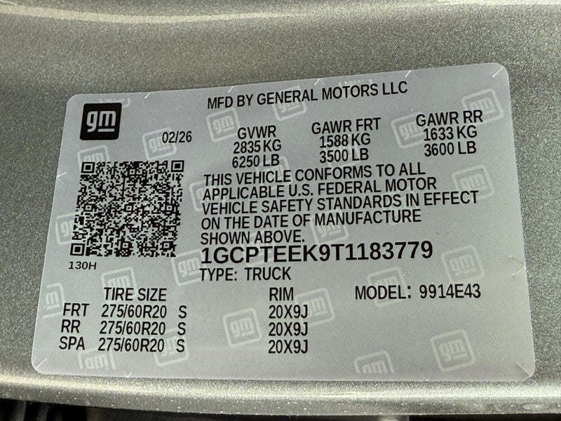 2026 Chevrolet Colorado 4WD Crew Cab Trail Boss