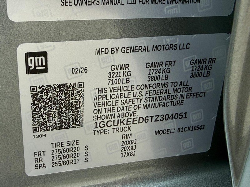 2026 Chevrolet Silverado 1500 4WD Crew Cab 147" RST