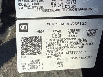 2026 Chevrolet Silverado 1500 4WD Crew Cab 147" LTZ