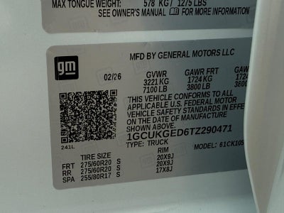 2026 Chevrolet Silverado 1500 4WD Crew Cab 147" LTZ