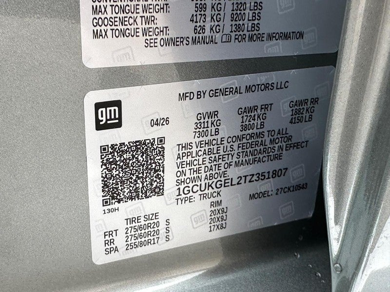 2026 Chevrolet Silverado 1500 4WD Crew Cab 147" LTZ