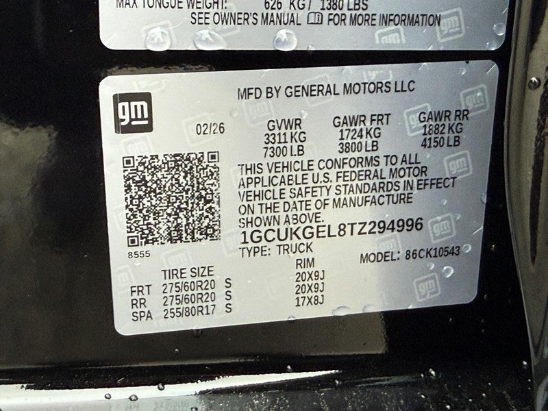 2026 Chevrolet Silverado 1500 4WD Crew Cab 147" LTZ