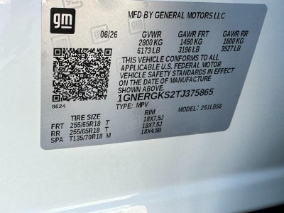 2026 Chevrolet Traverse FWD 4dr LT w/1LT