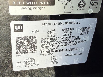 2026 Chevrolet Traverse FWD 4dr LT w/1LT