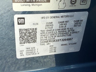 2026 Chevrolet Traverse FWD 4dr LT w/1LT