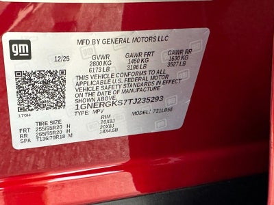 2026 Chevrolet Traverse FWD 4dr LT w/1LT