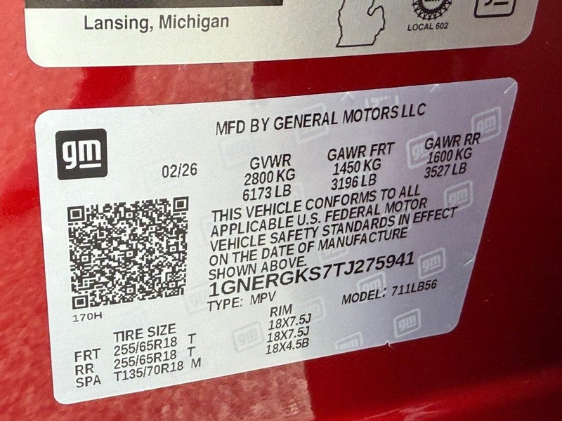 2026 Chevrolet Traverse FWD 4dr LT w/1LT