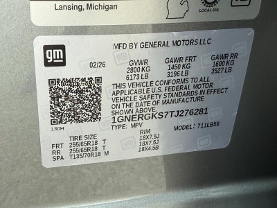 2026 Chevrolet Traverse FWD 4dr LT w/1LT