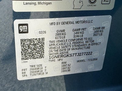 2026 Chevrolet Traverse FWD 4dr LT w/1LT