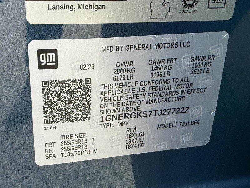 2026 Chevrolet Traverse FWD 4dr LT w/1LT