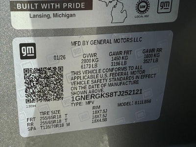 2026 Chevrolet Traverse FWD 4dr LT w/1LT