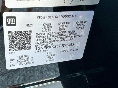 2026 Chevrolet Traverse FWD 4dr High Country w/1LZ