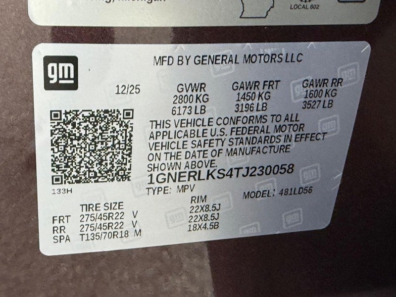 2026 Chevrolet Traverse FWD 4dr RS w/1RS