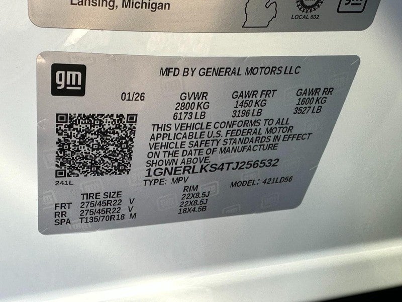 2026 Chevrolet Traverse FWD 4dr RS w/1RS