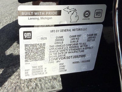 2026 Chevrolet Traverse AWD 4dr LT w/2LT