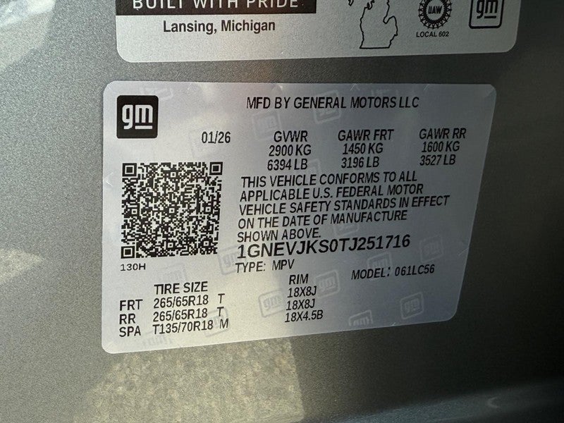 2026 Chevrolet Traverse AWD 4dr Z71