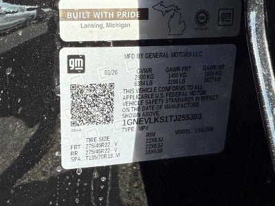 2026 Chevrolet Traverse AWD 4dr RS w/2RS