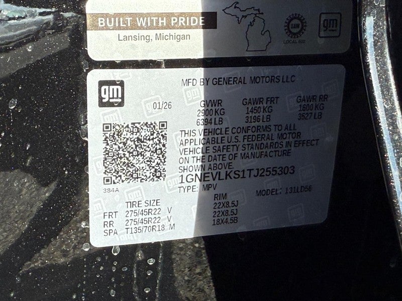 2026 Chevrolet Traverse AWD 4dr RS w/2RS