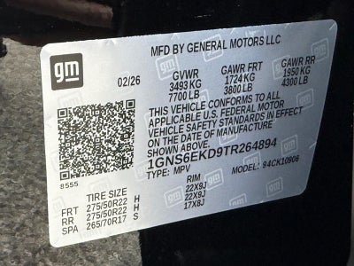 2026 Chevrolet Suburban 4WD 4dr RST