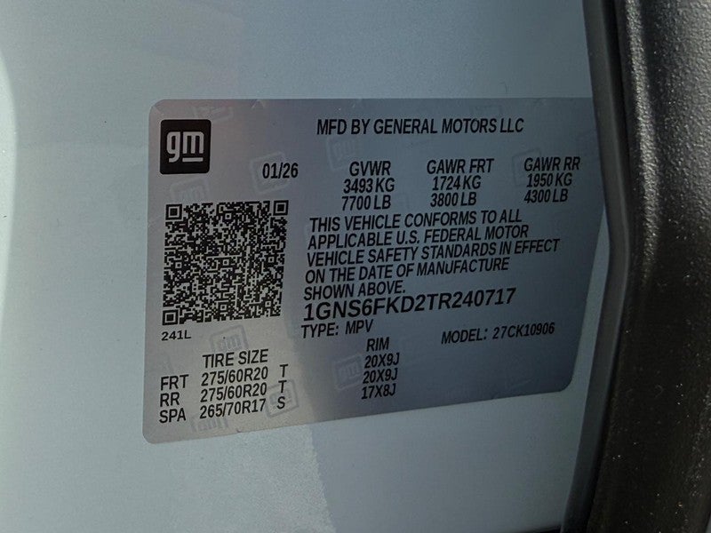 2026 Chevrolet Suburban 4WD 4dr Premier