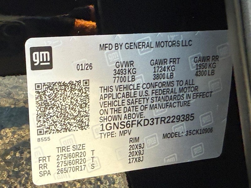 2026 Chevrolet Suburban 4WD 4dr Premier