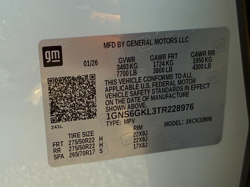 2026 Chevrolet Suburban 4WD 4dr High Country