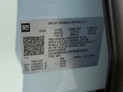 2026 Chevrolet Suburban 4WD 4dr High Country