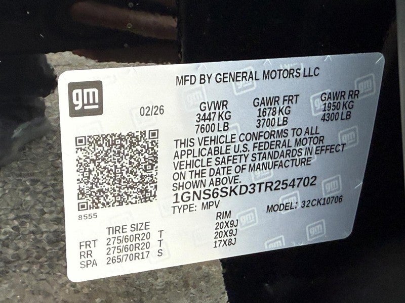 2026 Chevrolet Tahoe 4WD 4dr Premier