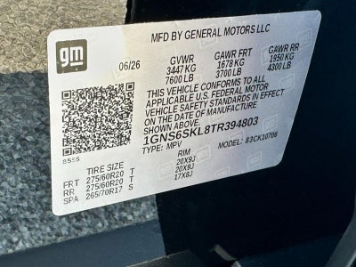 2026 Chevrolet Tahoe 4WD 4dr Premier