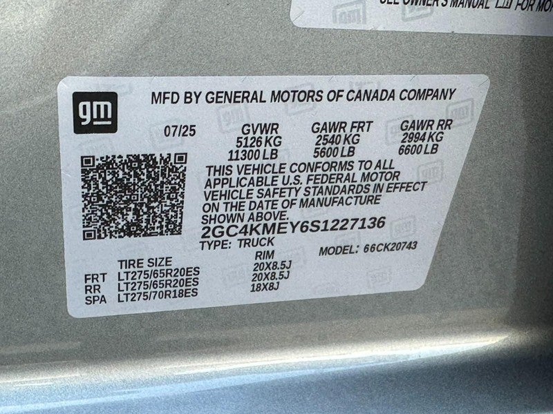 2025 Chevrolet Silverado 2500HD 4WD Crew Cab 159" Custom