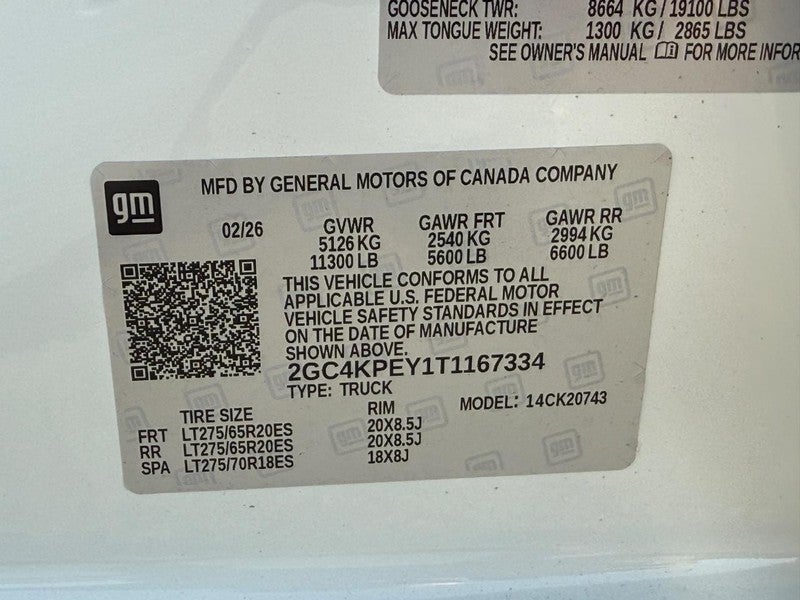 2026 Chevrolet Silverado 2500HD 4WD Crew Cab 159" LTZ