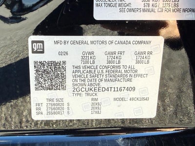 2026 Chevrolet Silverado 1500 4WD Crew Cab 147" RST