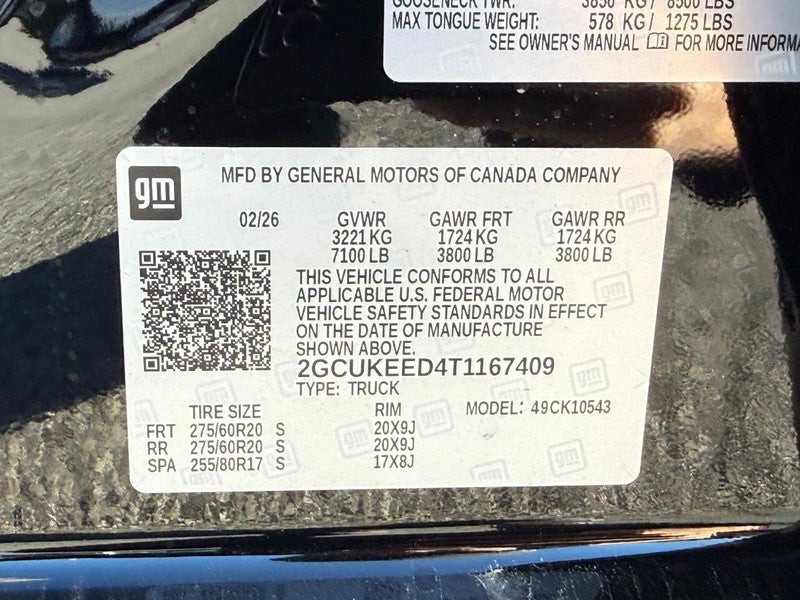 2026 Chevrolet Silverado 1500 4WD Crew Cab 147" RST