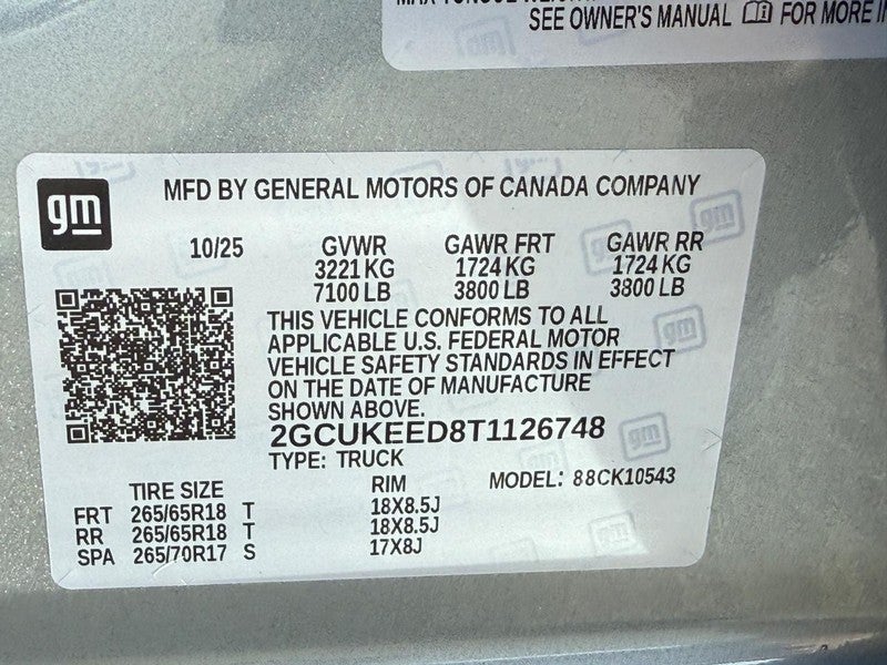 2026 Chevrolet Silverado 1500 4WD Crew Cab 147" RST