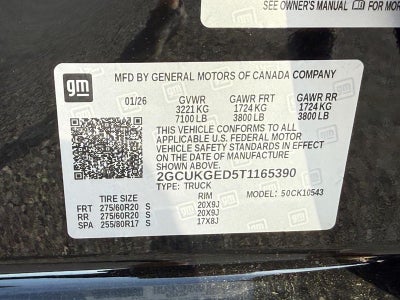 2026 Chevrolet Silverado 1500 4WD Crew Cab 147" LTZ