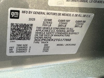 2026 Chevrolet Silverado 1500 4WD Crew Cab 147" LT w/1LT