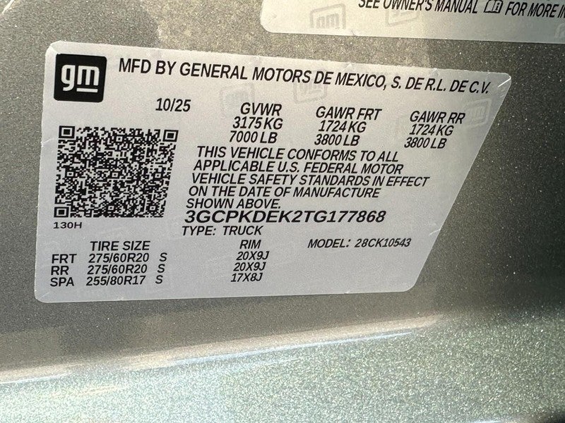 2026 Chevrolet Silverado 1500 4WD Crew Cab 147" LT w/1LT