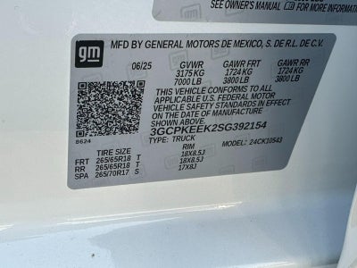 2025 Chevrolet Silverado 1500 4WD Crew Cab 147" RST