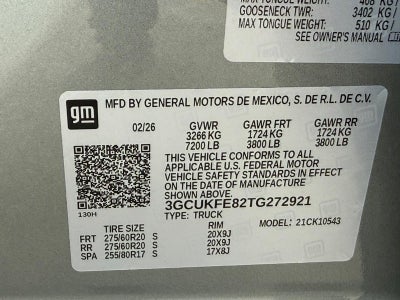 2026 Chevrolet Silverado 1500 4WD Crew Cab 147" LT Trail Boss