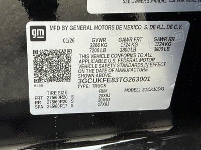 2026 Chevrolet Silverado 1500 4WD Crew Cab 147" LT Trail Boss