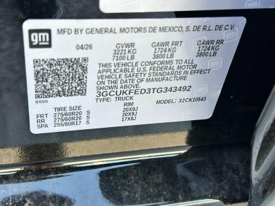 2026 Chevrolet Silverado 1500 4WD Crew Cab 147" LT Trail Boss