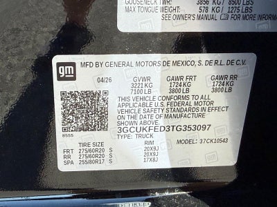 2026 Chevrolet Silverado 1500 4WD Crew Cab 147" LT Trail Boss