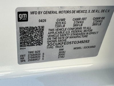 2026 Chevrolet Silverado 1500 4WD Crew Cab 147" LT Trail Boss
