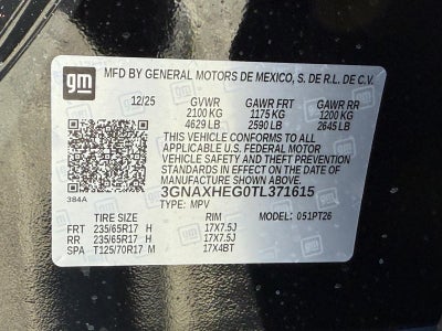 2026 Chevrolet Equinox FWD 4dr LT w/1LT