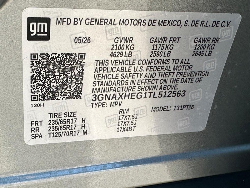 2026 Chevrolet Equinox FWD 4dr LT w/1LT