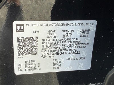 2026 Chevrolet Equinox FWD 4dr LT w/1LT