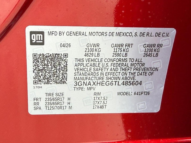 2026 Chevrolet Equinox FWD 4dr LT w/1LT