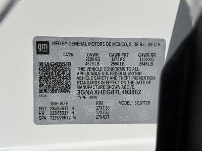 2026 Chevrolet Equinox FWD 4dr LT w/1LT