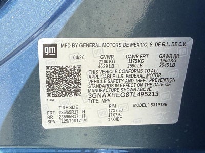 2026 Chevrolet Equinox FWD 4dr LT w/1LT