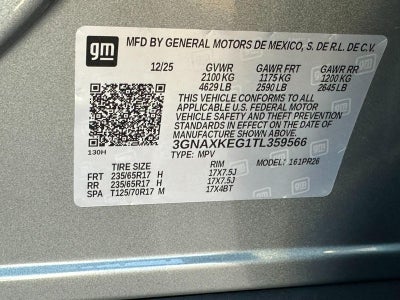 2026 Chevrolet Equinox FWD 4dr ACTIV w/XDB